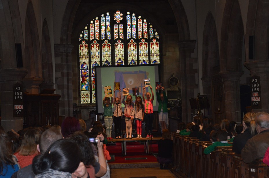 Easter service at Coleshill Parish Church